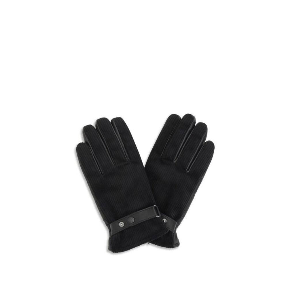Barbour Black Calf Leather Bos Taurus Men's Gloves